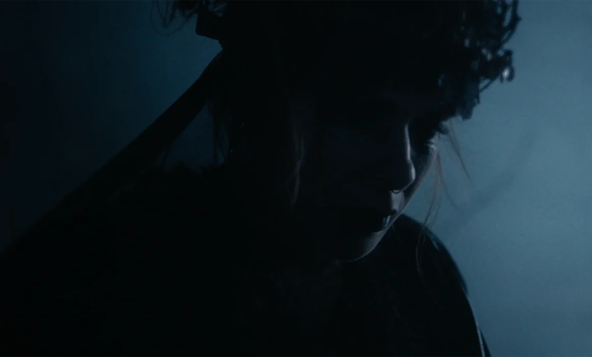 The witch of HECATE in a dark forest.
